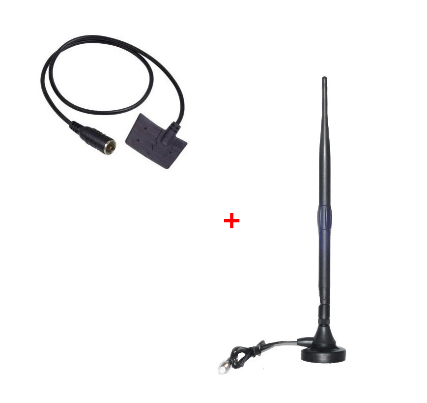EXTERNAL MAGNETIC ANTENNA WITH PASSIVE INDUCTIVE ADAPTER FOR INSEEGO MIFI M2000 MOBILE HOTSPOT