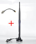 ERICSSON W35 ROGERS ROCKET HUB BELL TURBO HUB MAGNETIC ANTENNA & ANTENNA ADAPTER CABLE 5DB